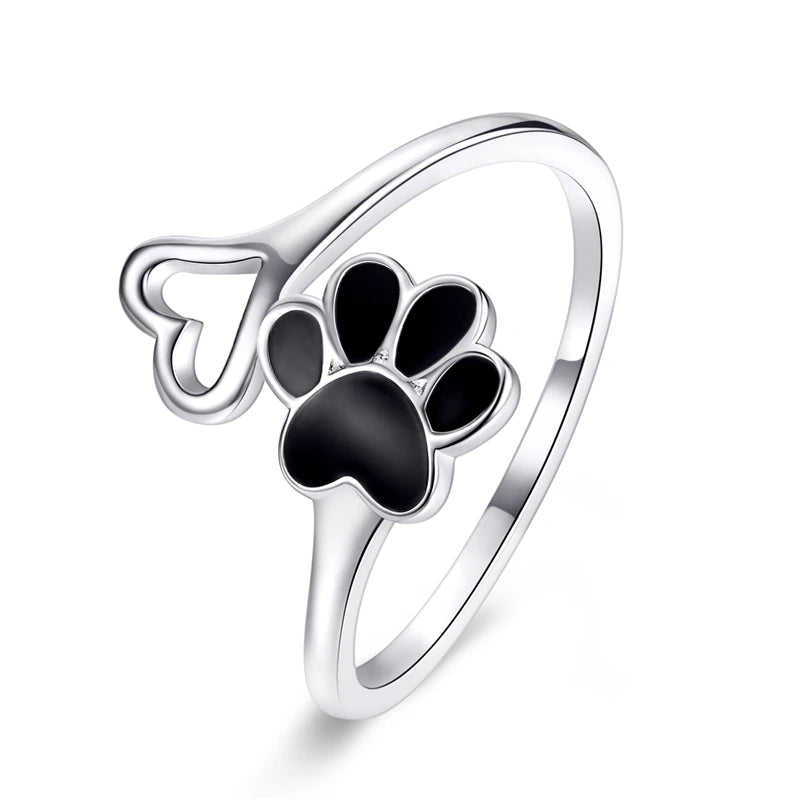 MISTYC LOVE- PUPPY PAW ADJUSTABLE RING