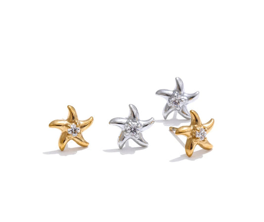 SEA BRIGHTNESS STARFISH EARRINGS