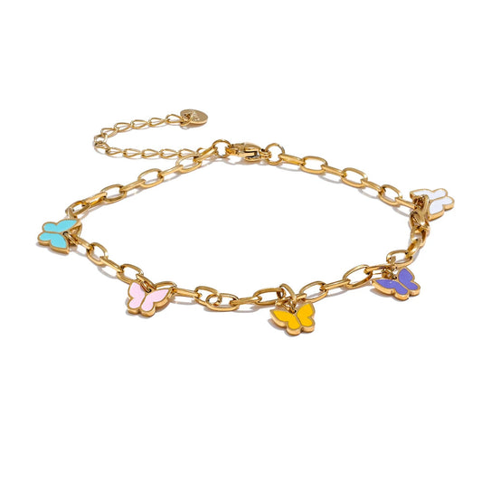 FLUTTER GRACE BUTTERFLY ANKLET