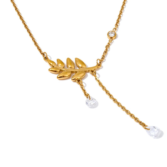 BEAUTY OF NATURE LEAF NECKLACE