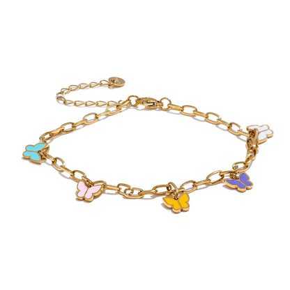 FLUTTER GRACE BUTTERFLY ANKLET