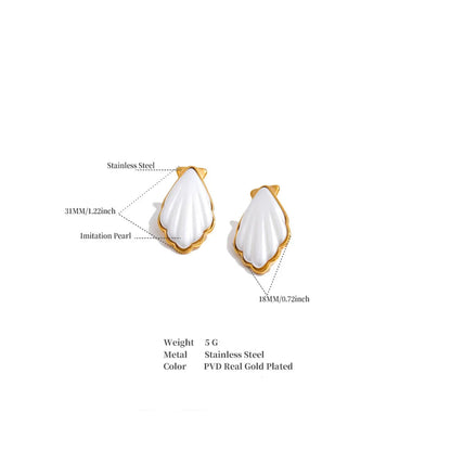 ARIEL SHELL EARRINGS