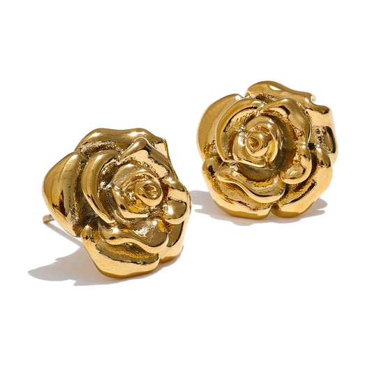 VINTAGE ROSE EARRINGS