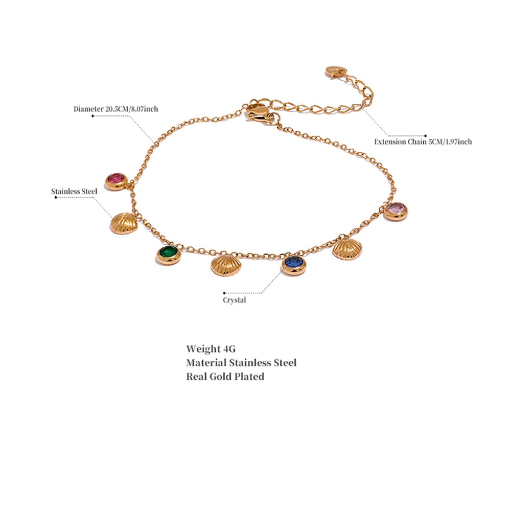 SUMMER SHELLS ANKLET
