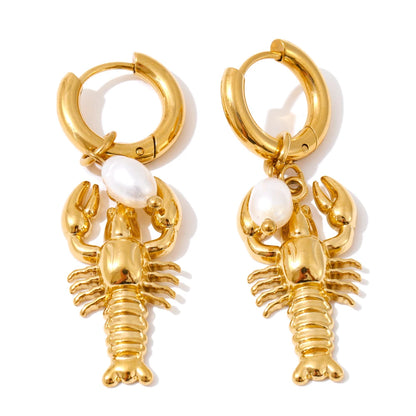 MYSTIC CRAYFISH DROP EARRINGS
