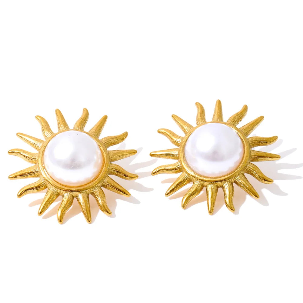 BOLD SUNFLOWER EARRINGS